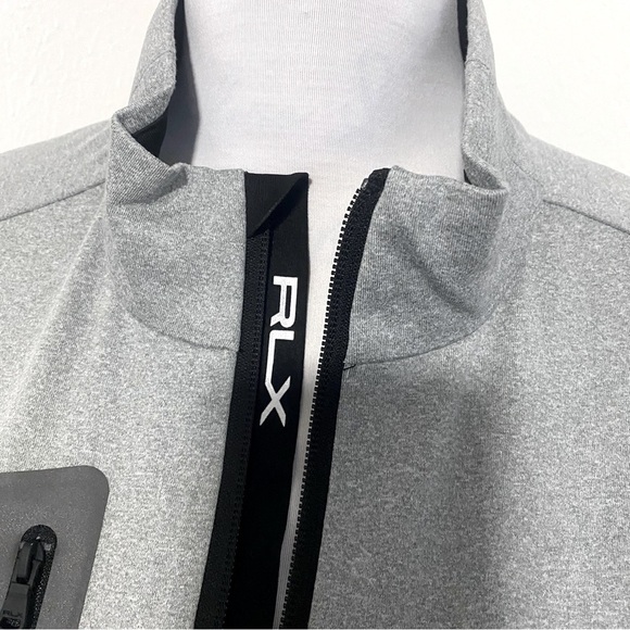 Ralph Lauren RLX Men's Driver Luxury Half Zip Pullover, XL Reflective Lettering - Picture 11 of 11